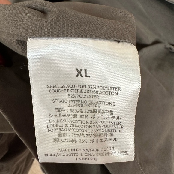 FEAR OF GOD ESSENTIALS Cotton Blend Shirt-Coat Trench XL NWOT - Picture 14 of 15